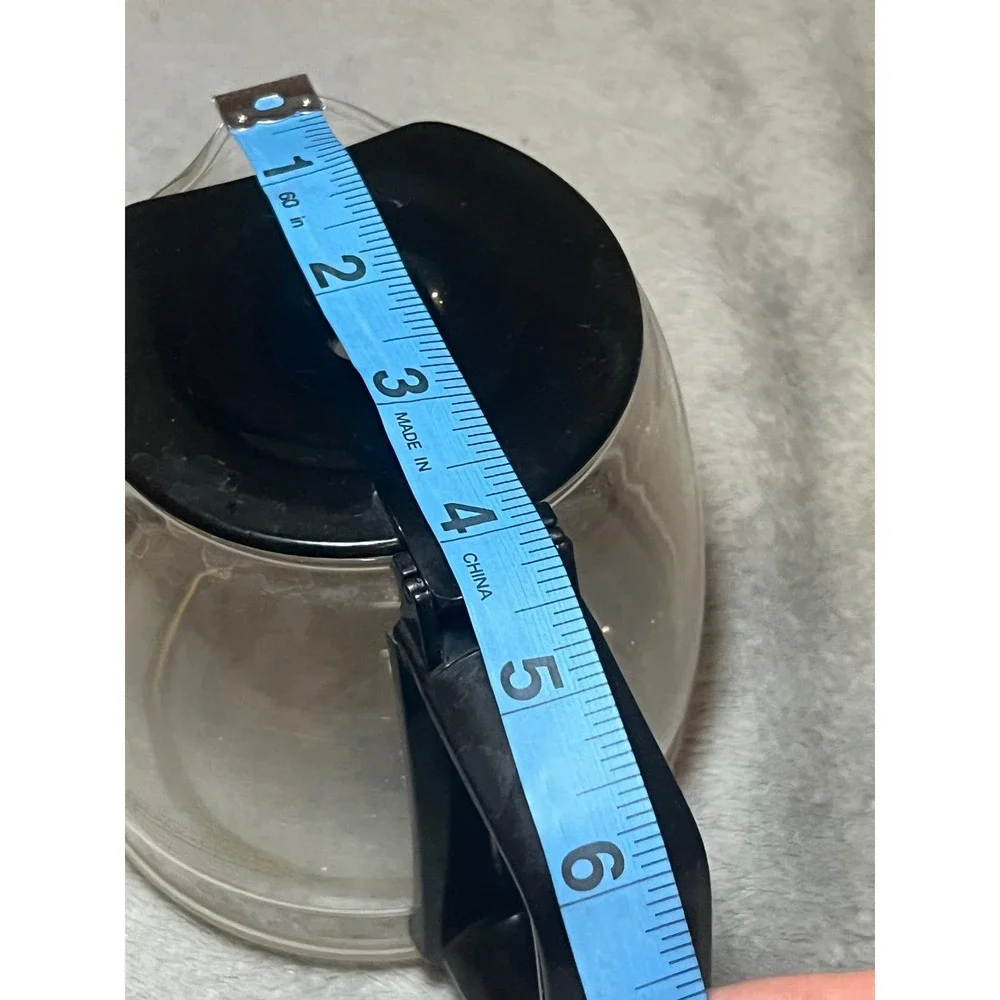 Black+Decker Replacement 5 Cup Glass Coffee Carafe Pot Black Lid Handle OEM